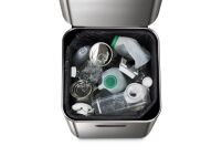 JOSEPH JOSEPH - Kosz do segregacji śmieci 40 l Totem Compact Srebrny - 3