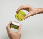 JOSEPH JOSEPH - Szczotka do mycia naczyń z pompką, szara - 7