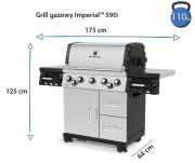 BROIL KING - Grill gazowy Imperial S590 - 9