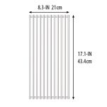 BROIL KING - Ruszt z 9 mm prętów stali szlachetnej Sovereign - 43 cm × 21 cm - 1 szt. - 2