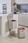 JOSEPH JOSEPH - Kosz do segregacji śmieci 40 l Totem Compact Stone - 7