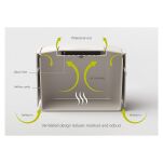 JOSEPH JOSEPH - Pojemnik z filtrem, beż, STACK, INTELLIGENT WASTE - 10