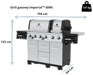 BROIL KING - Grill gazowy Imperial S690 - 8