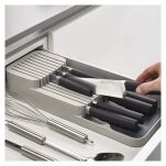 JOSEPH JOSEPH - Organizer na noże, szary, DrawerStore™ - 5