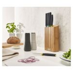 JOSEPH JOSEPH - Bambusowy blok z 5 nozami, Elevate - 8