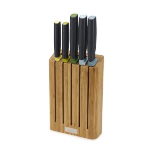 JOSEPH JOSEPH - Bambusowy blok z 5 nozami, Elevate