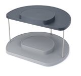 JOSEPH JOSEPH - Dwupoziomowy organizer, szary, CupboardStore - 10