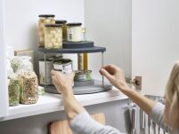 JOSEPH JOSEPH - Dwupoziomowy organizer, szary, CupboardStore - 7