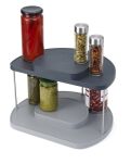 JOSEPH JOSEPH - Dwupoziomowy organizer, szary, CupboardStore - 9