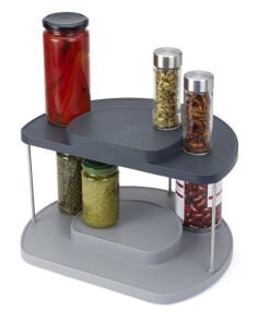 JOSEPH JOSEPH - Dwupoziomowy organizer, szary, CupboardStore