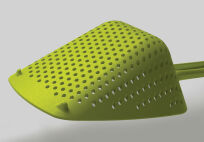 JOSEPH JOSEPH - Scoop Plus - Łyżka cedzakowa, duża - czarna - 5